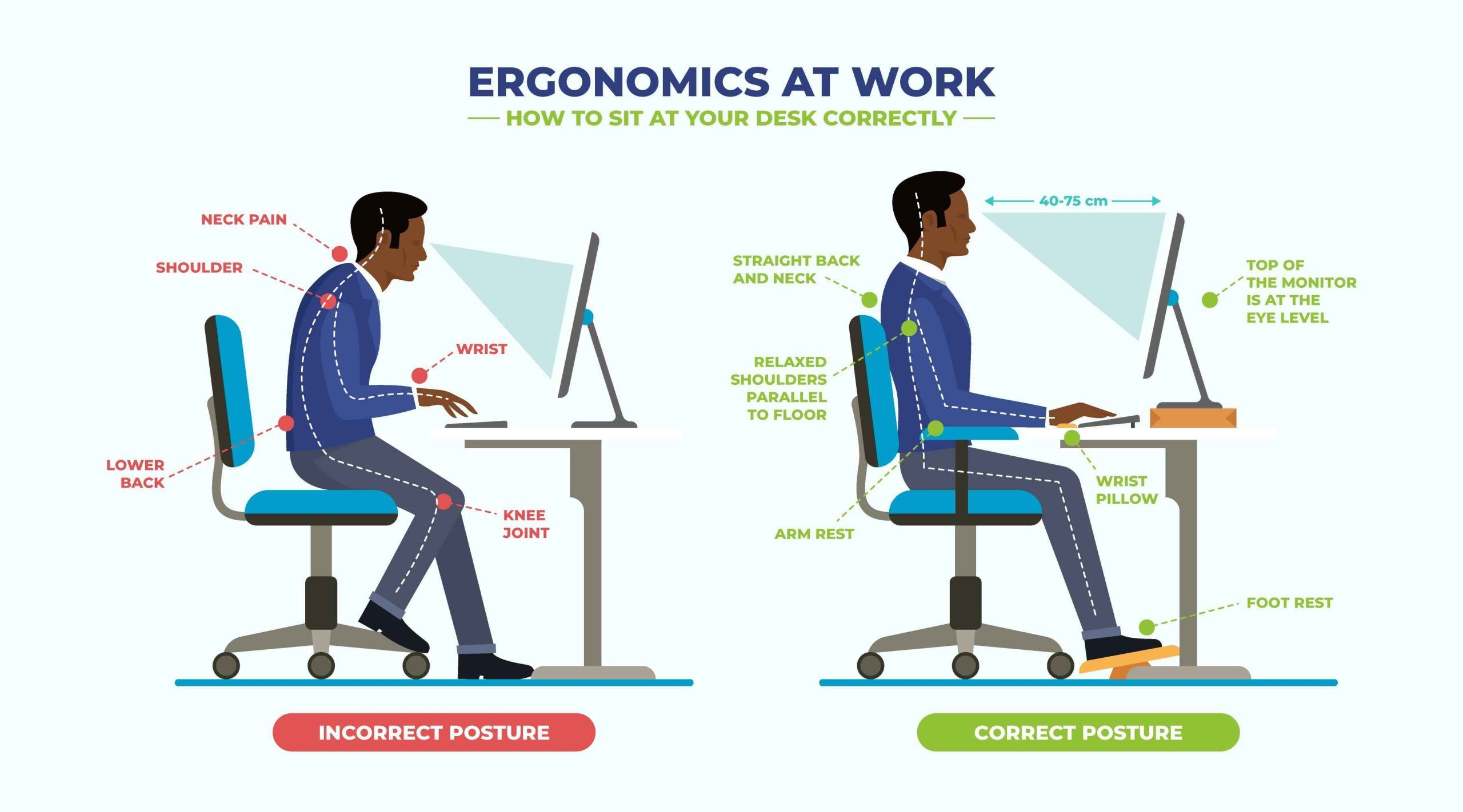 Proper Posture and Ergonomics