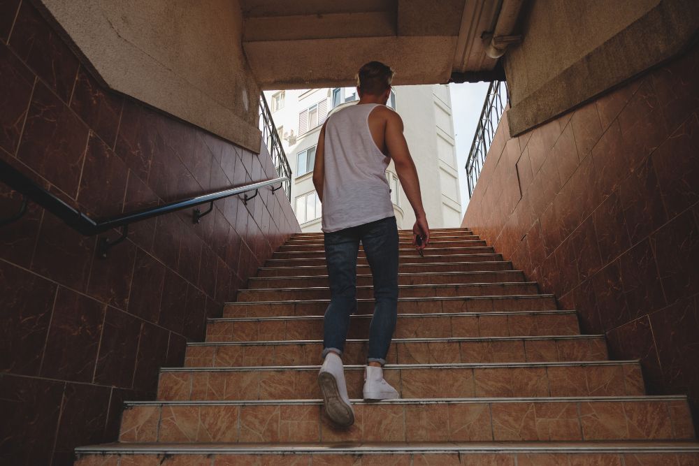 Use the stairs